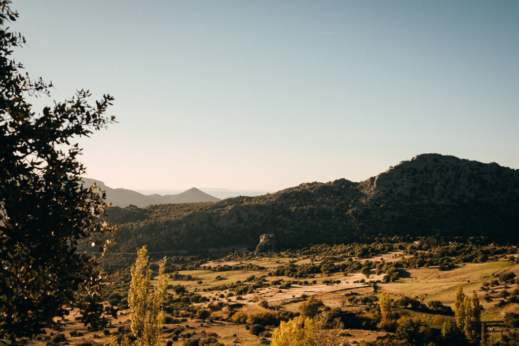 Wundervolle Landschaft der Sierra de Grazalema in Andalusien.