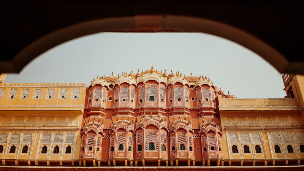Hawa Mahal, der Windpalast in Jaipur, Indien