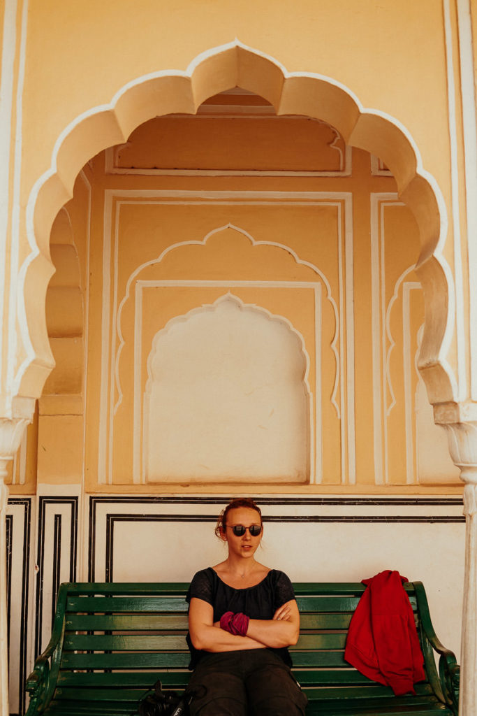 Windpalast, Hawa Mahal in Jaipur, Rajasthan