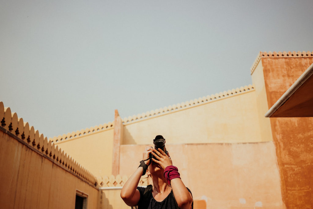 Windpalast, Hawa Mahal in Jaipur, Rajasthan