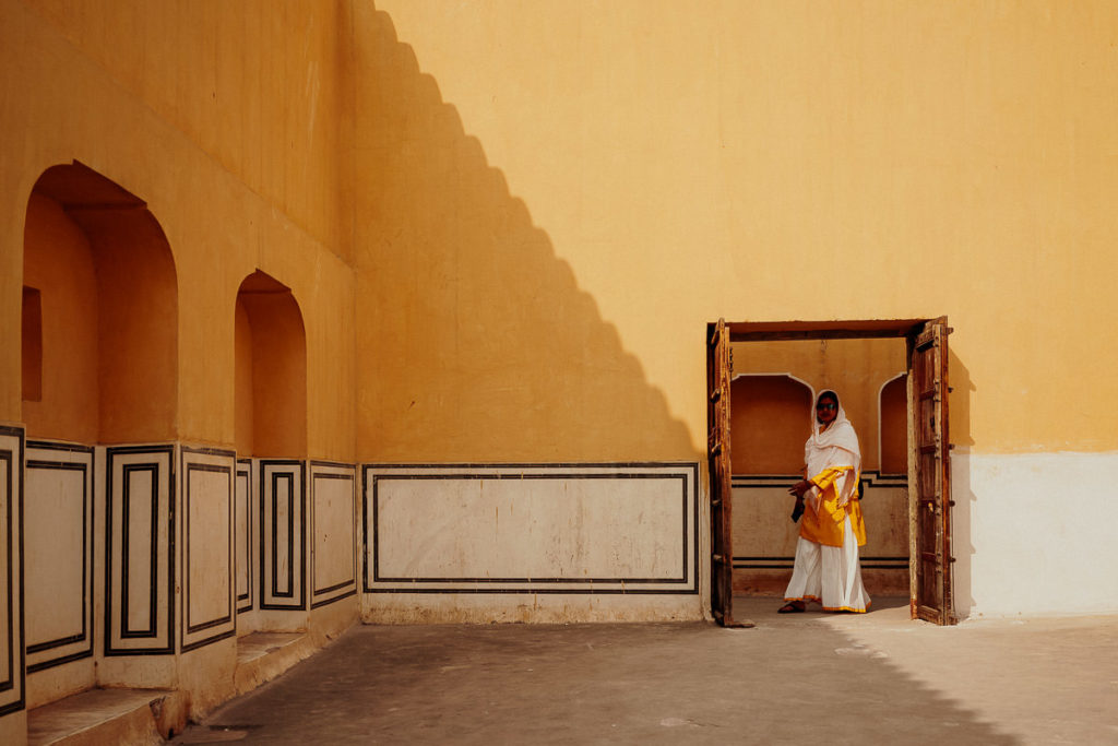 Windpalast, Hawa Mahal in Jaipur, Rajasthan