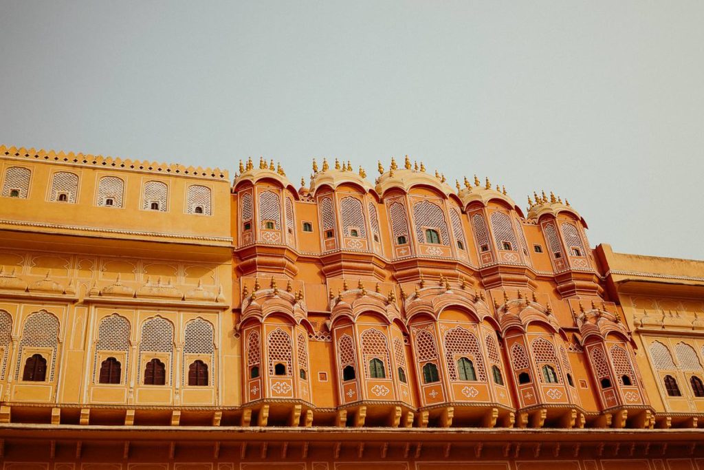 Windpalast, Hawa Mahal in Jaipur, Rajasthan