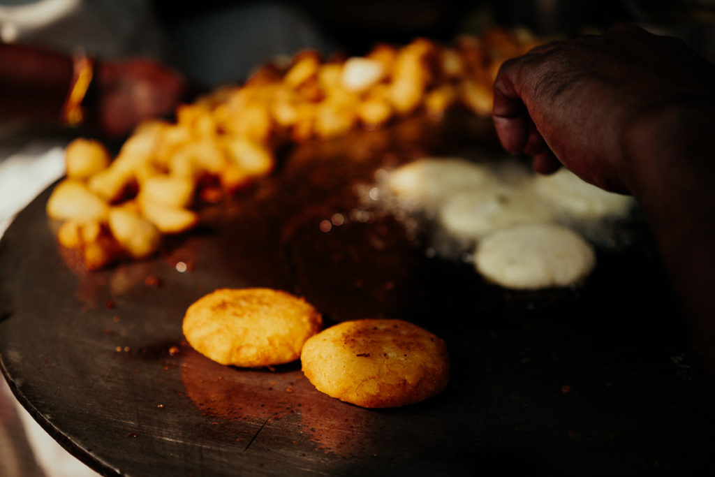 Aloo Tikki in Old Delhi