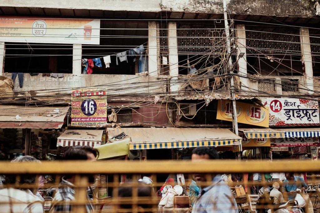 Straße in Old Delhi