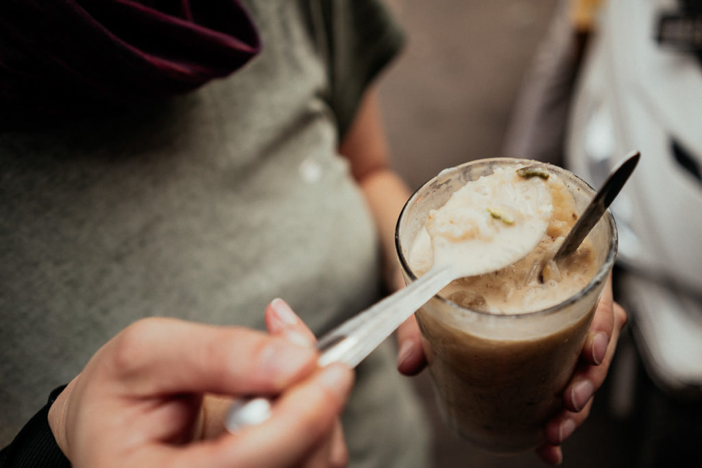 Kheer in Old Delhi, Indien