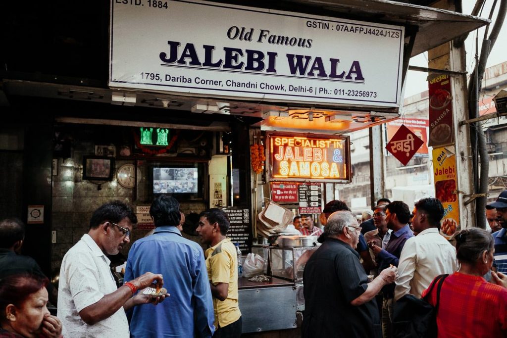 Streetfood in Old Delhi, Jalebi