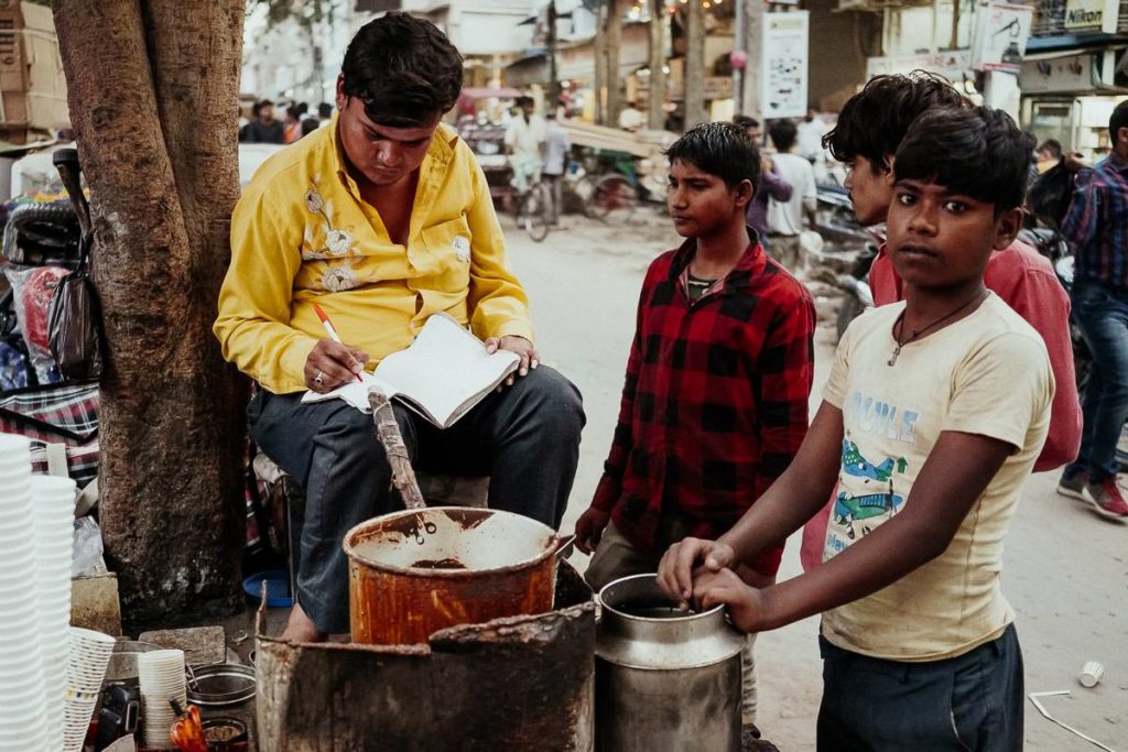 Chai in Old Delhi