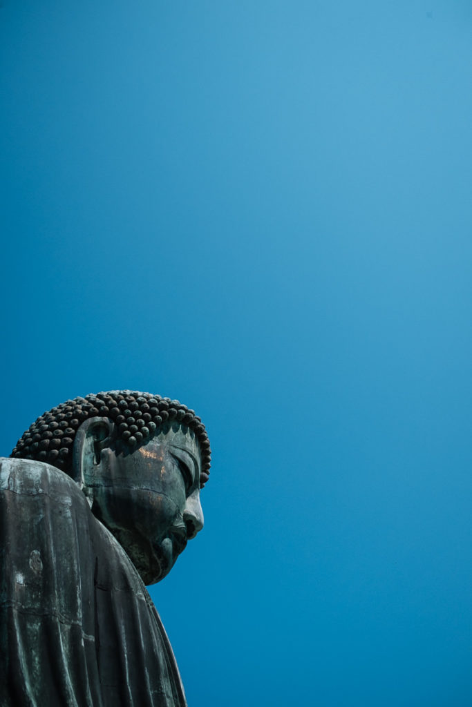 Großer Buddha in Kamakura bei Tokio