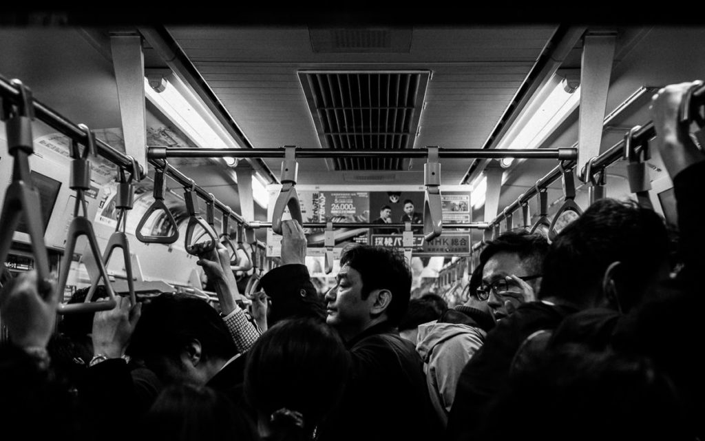 U-Bahn fahren in Tokio