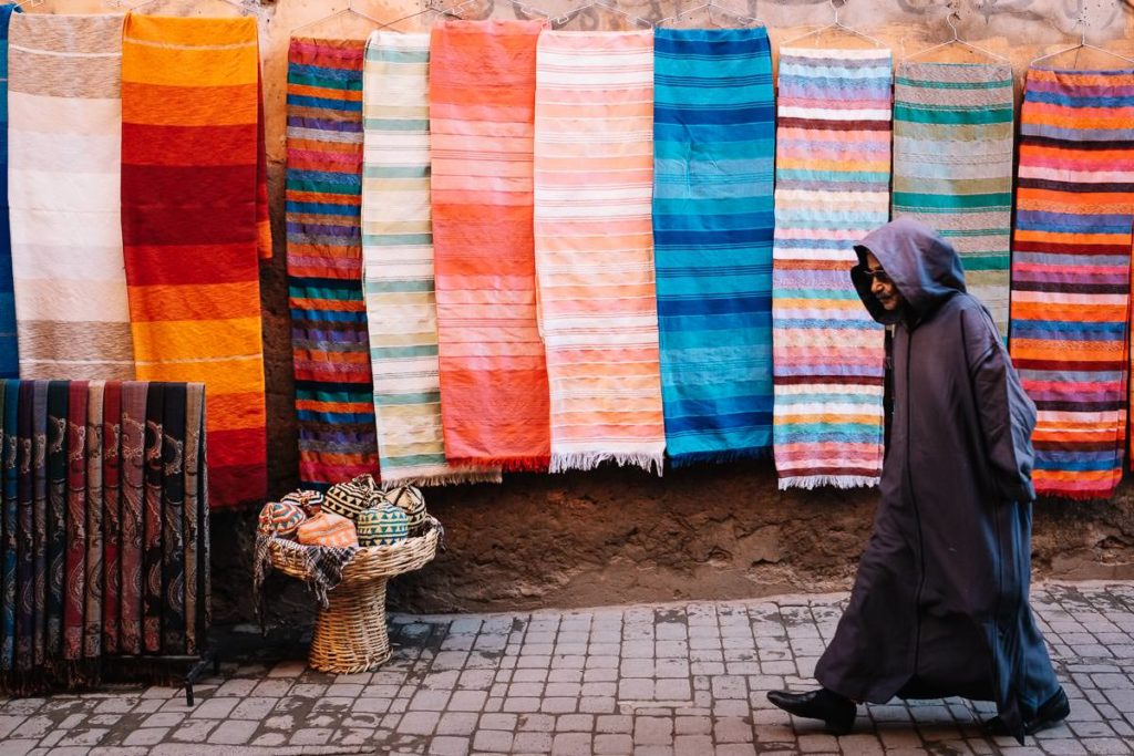 Teppiche in Marrakesch.