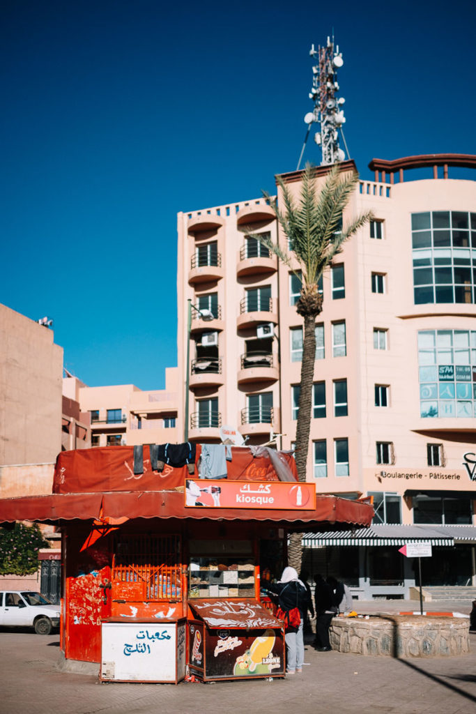 Neustadt Marrakesch.