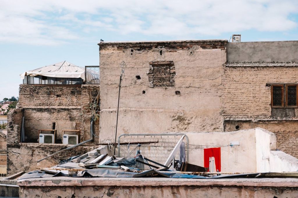 Dächer von Marrakesch.