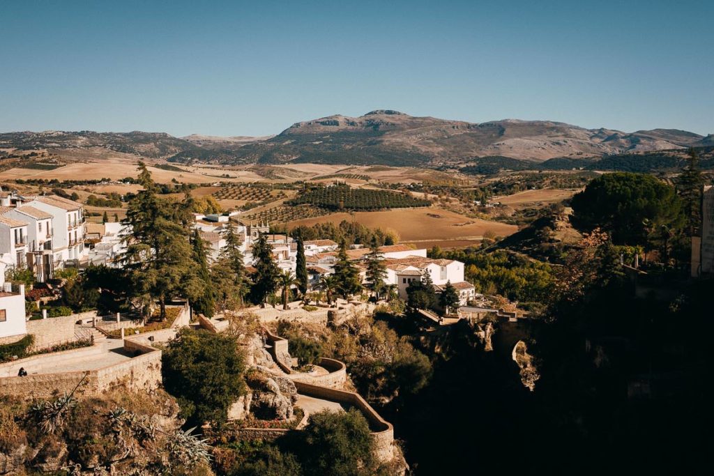 Tolle Landschaft in der Sierra de Grazalema.
