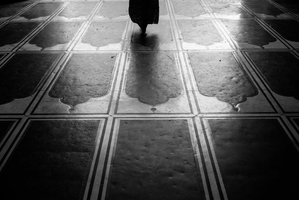 Moschee im Taj Mahal in Agra, Indien