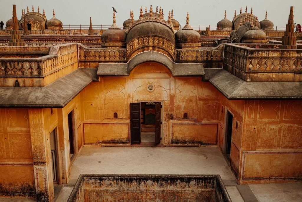Innenhof im Nahargarh Fort bei Jaipur.