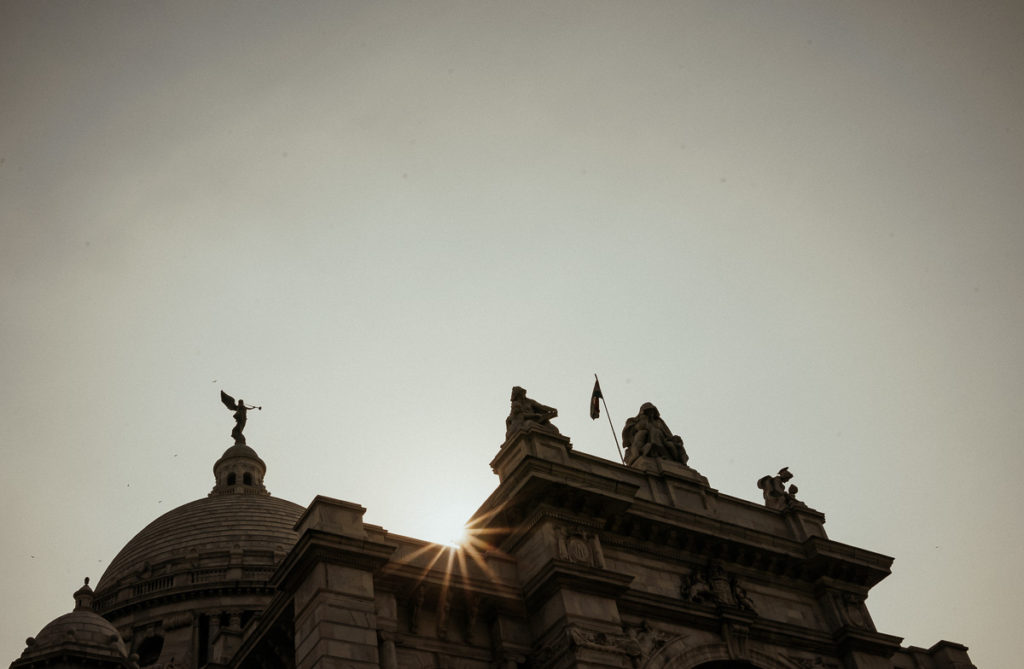 Sightseeing in Kolkata: Victoria Monument und Victoria Park.