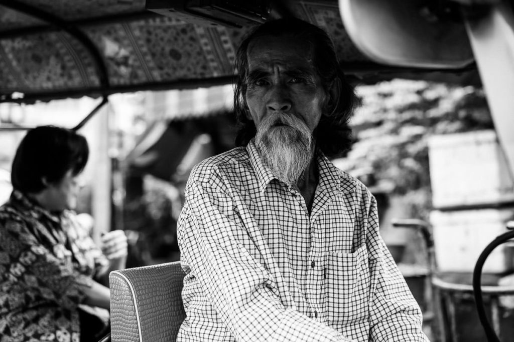 Tuktuk-Fahrer in Bangkok