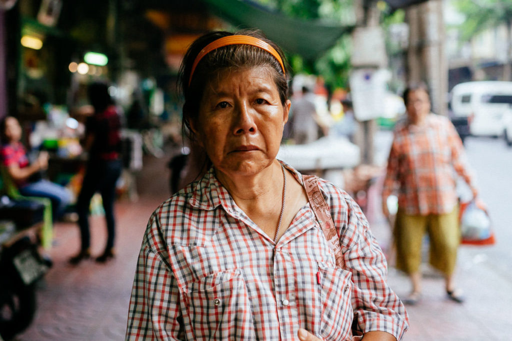 Frau in Chinatown, Bangkok