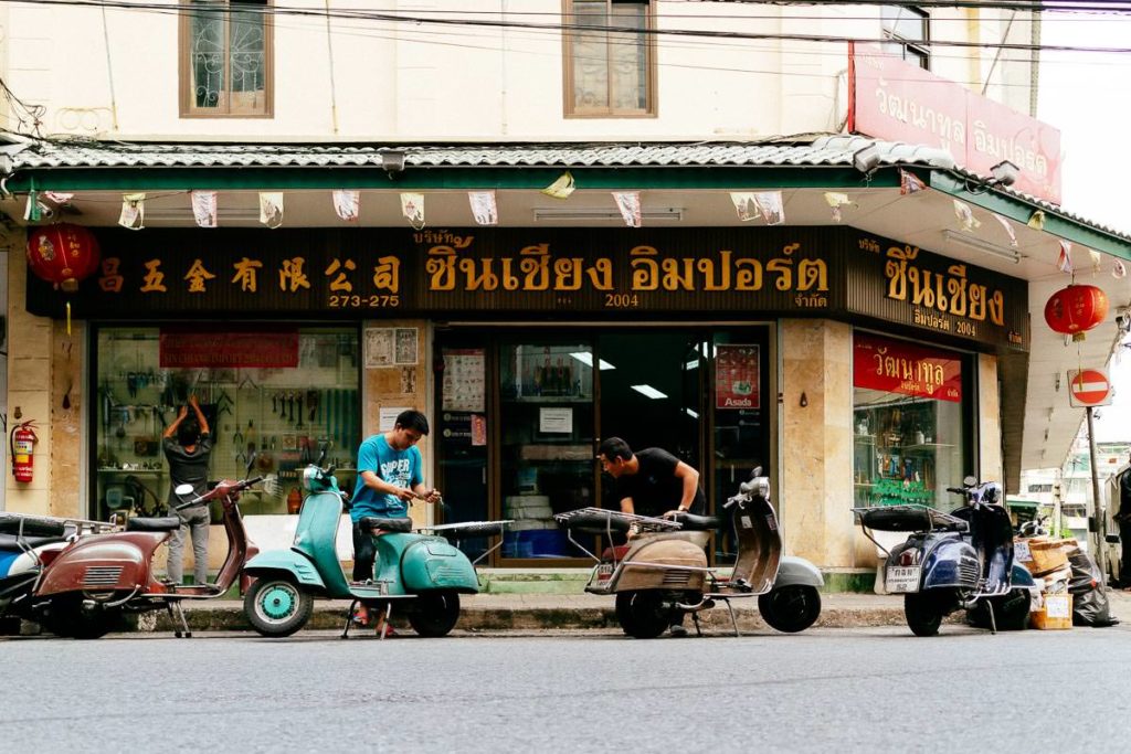 Motoroller in Bangkok
