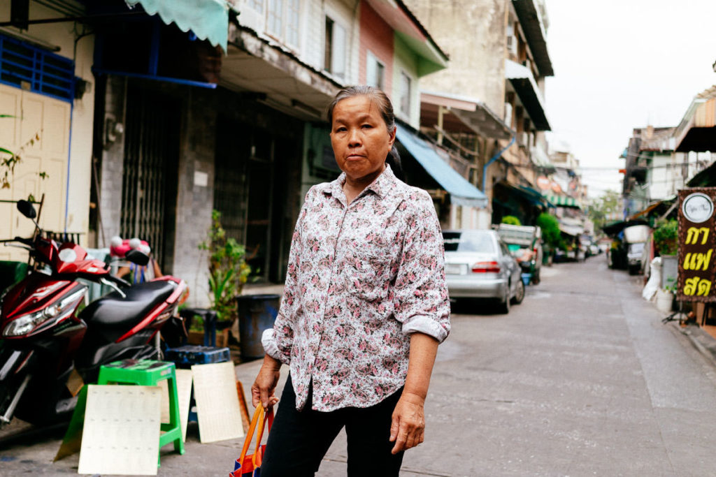 Porträt einer Frau in Rattanakosin