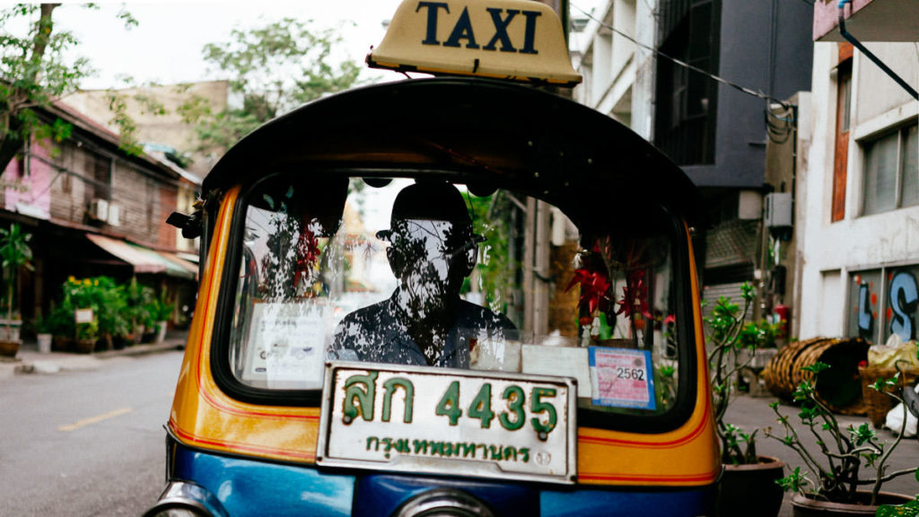 Autorikscha-Taxi in Bangkok