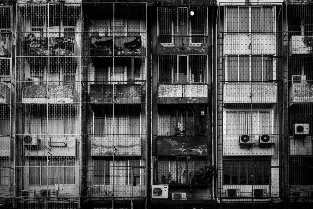 Hauswand in Talat Noi, Bangkok