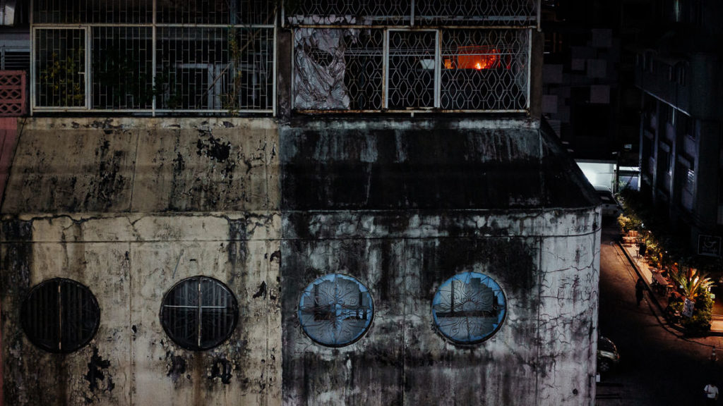 Hauswand in Bangkok, Talat Noi