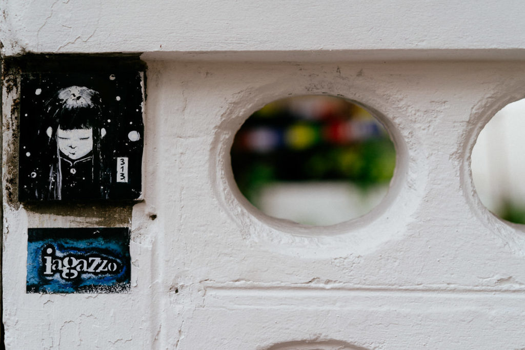 Mini-Graffiti von Iagazzo in Chiang Mai