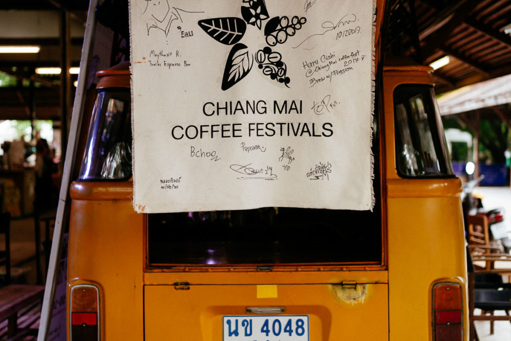Aushängeschild des Chiang Mai Coffee Festivals